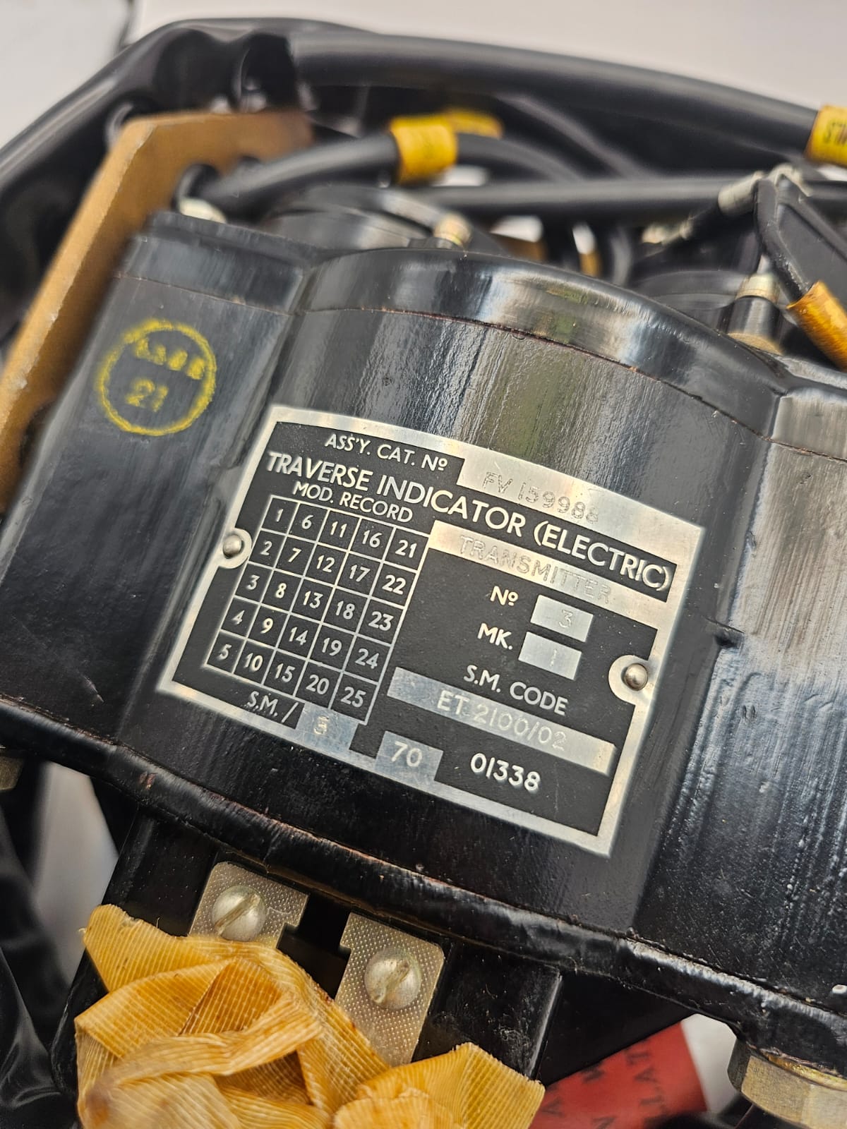 Traverse indicator (electric) No.3 Mk.1. NSN:2520-99-800-0358 FV159988