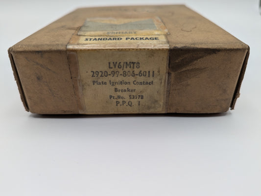 Rolls Royce/Rover Meteor Contact breaker ignition plate RH NSN:2920-99-806-6011
