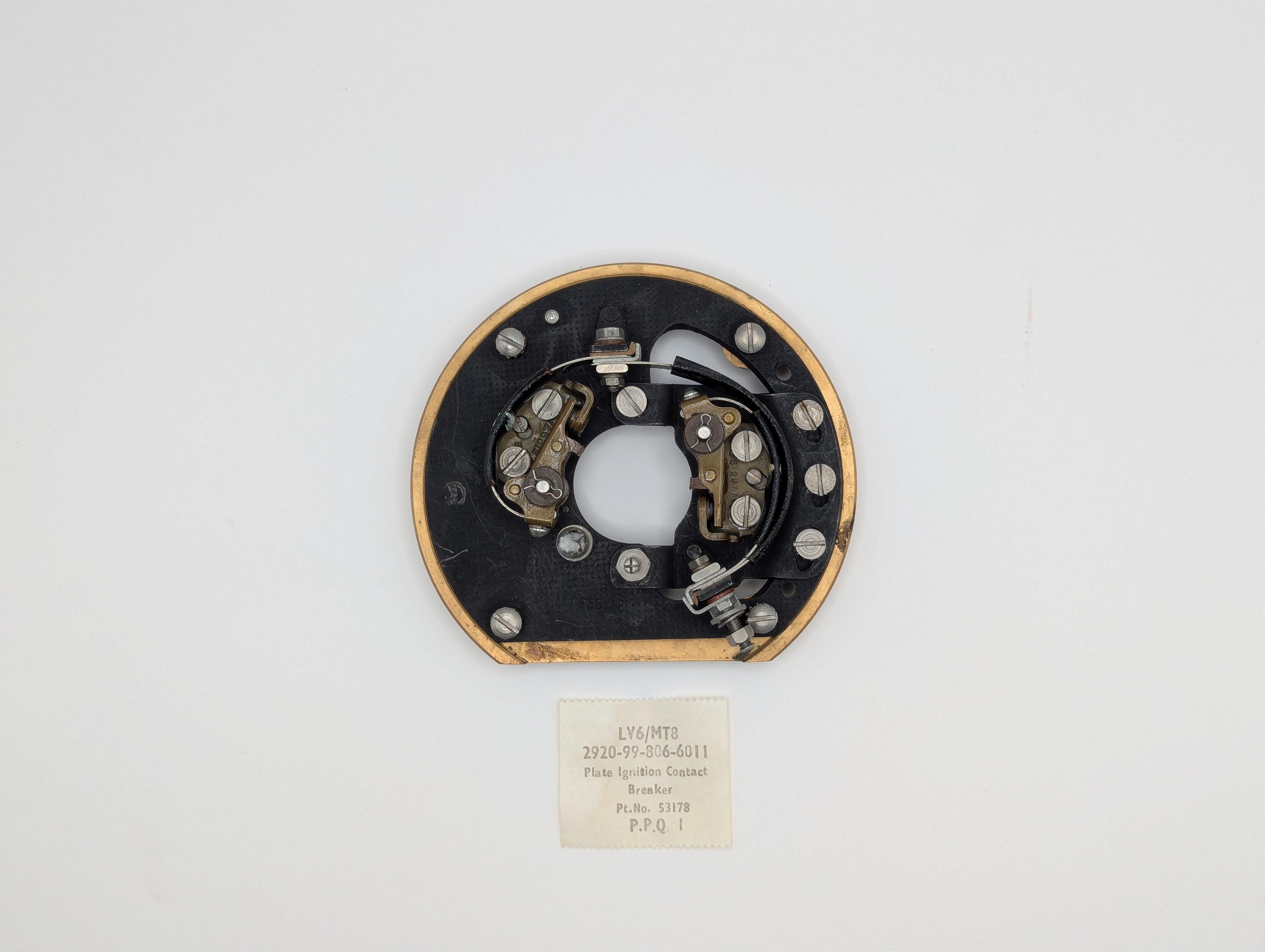 Rolls Royce/Rover Meteor Contact breaker ignition plate RH