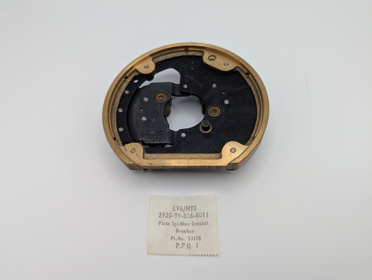 Rolls Royce/Rover Meteor Contact breaker ignition plate RH NSN:2920-99-806-6011